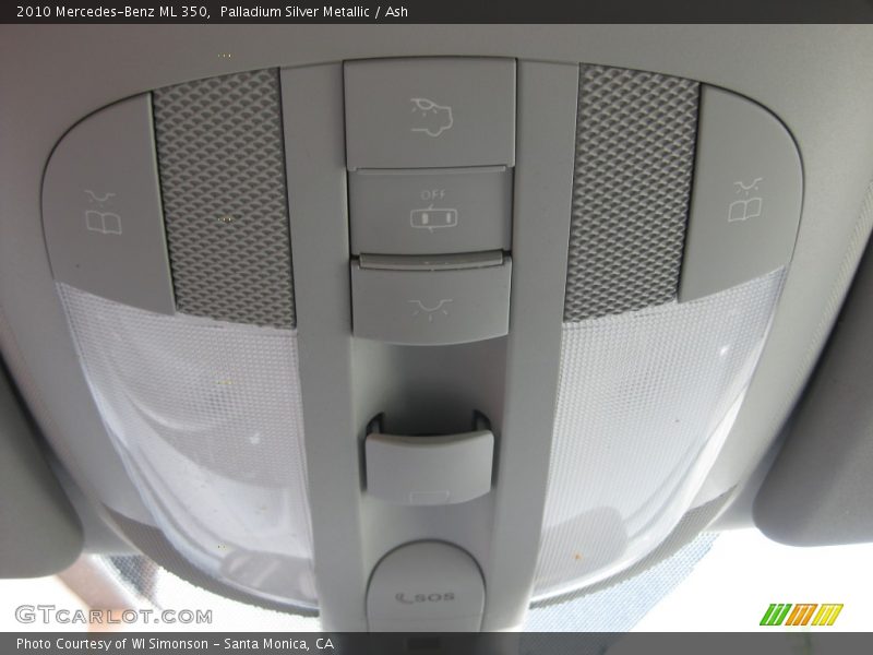 Palladium Silver Metallic / Ash 2010 Mercedes-Benz ML 350