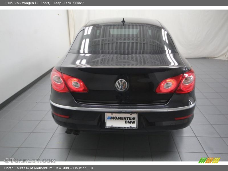 Deep Black / Black 2009 Volkswagen CC Sport