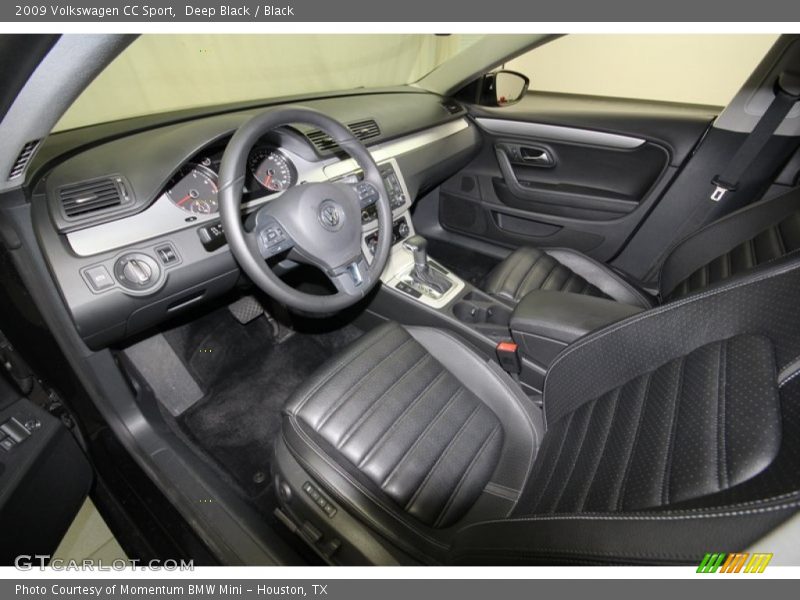 Deep Black / Black 2009 Volkswagen CC Sport