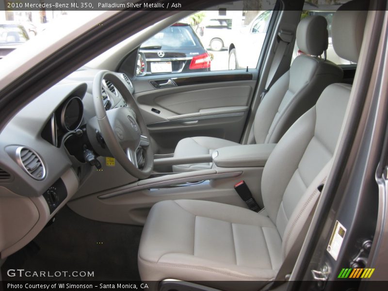 Palladium Silver Metallic / Ash 2010 Mercedes-Benz ML 350