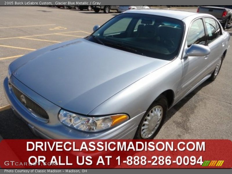 Glacier Blue Metallic / Gray 2005 Buick LeSabre Custom