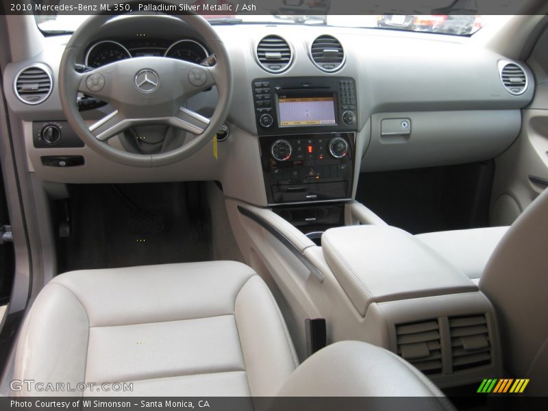 Palladium Silver Metallic / Ash 2010 Mercedes-Benz ML 350