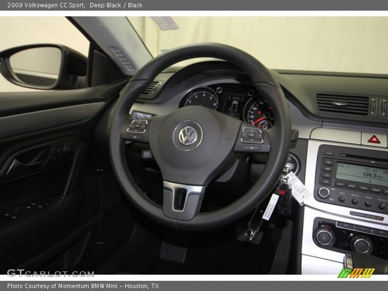 Deep Black / Black 2009 Volkswagen CC Sport