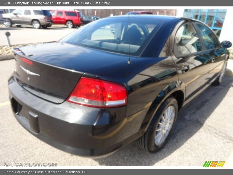 Brilliant Black / Dark Slate Gray 2006 Chrysler Sebring Sedan