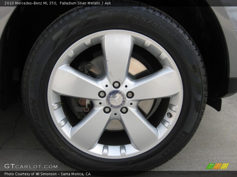 Palladium Silver Metallic / Ash 2010 Mercedes-Benz ML 350