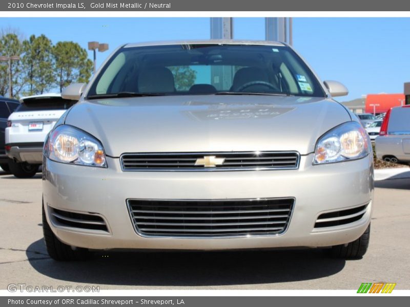 Gold Mist Metallic / Neutral 2010 Chevrolet Impala LS