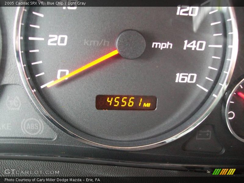 Blue Chip / Light Gray 2005 Cadillac SRX V6