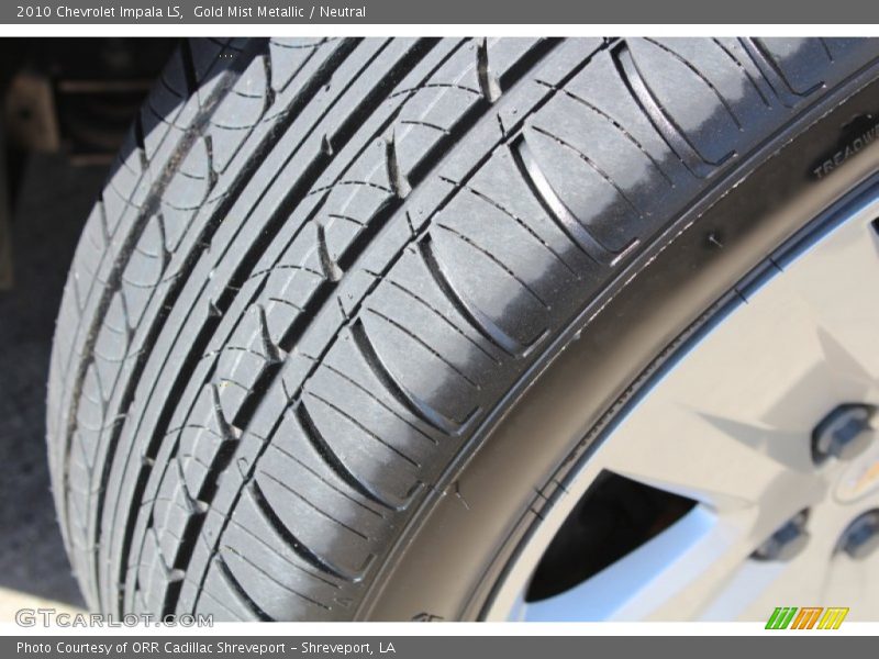 Gold Mist Metallic / Neutral 2010 Chevrolet Impala LS