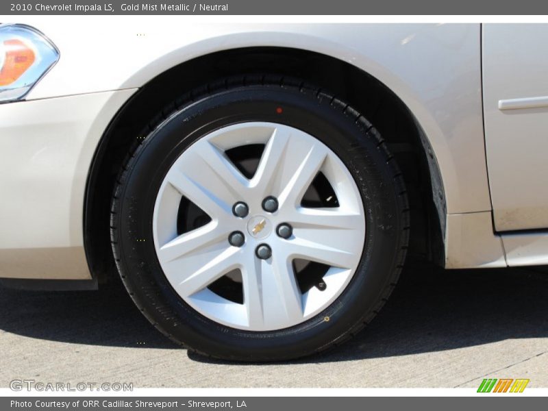 Gold Mist Metallic / Neutral 2010 Chevrolet Impala LS