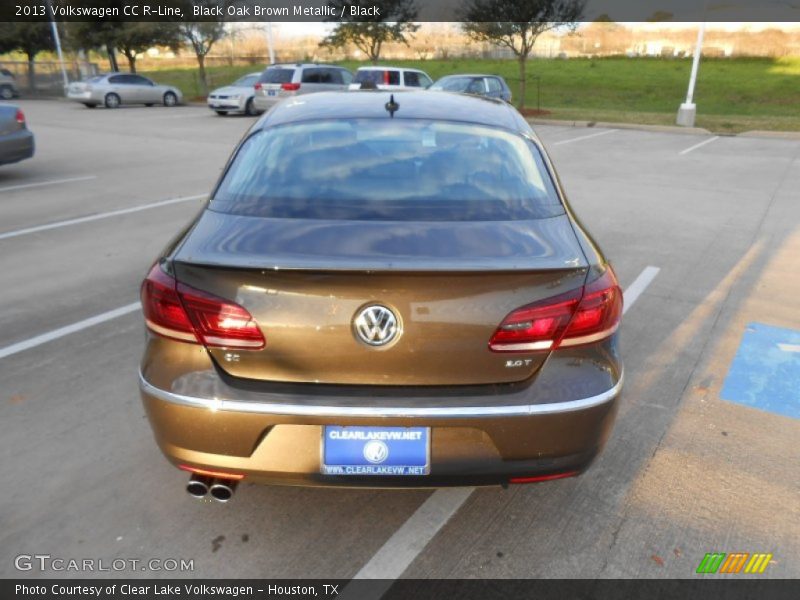 Black Oak Brown Metallic / Black 2013 Volkswagen CC R-Line