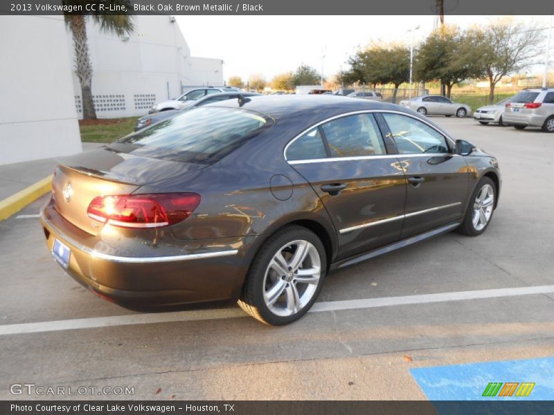 Black Oak Brown Metallic / Black 2013 Volkswagen CC R-Line