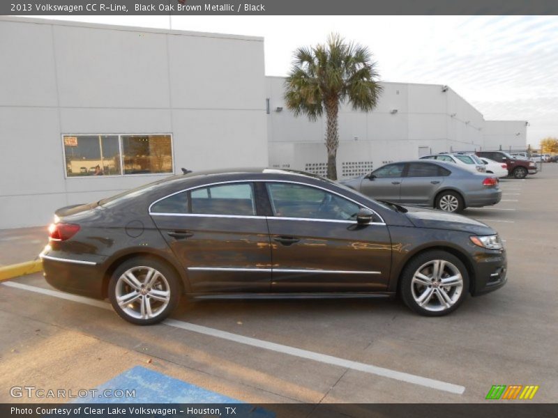Black Oak Brown Metallic / Black 2013 Volkswagen CC R-Line