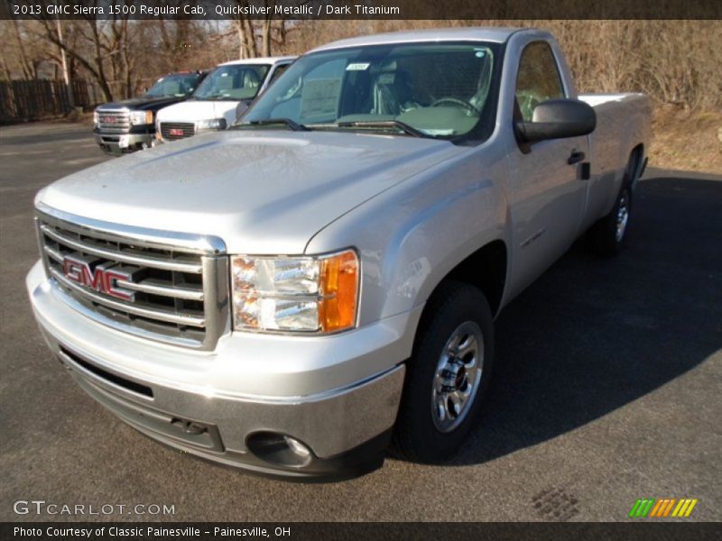 Quicksilver Metallic / Dark Titanium 2013 GMC Sierra 1500 Regular Cab