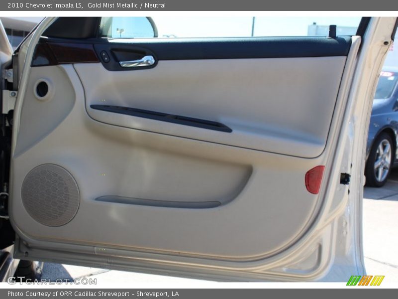 Gold Mist Metallic / Neutral 2010 Chevrolet Impala LS