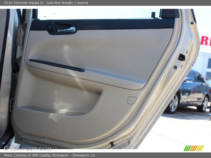 Gold Mist Metallic / Neutral 2010 Chevrolet Impala LS