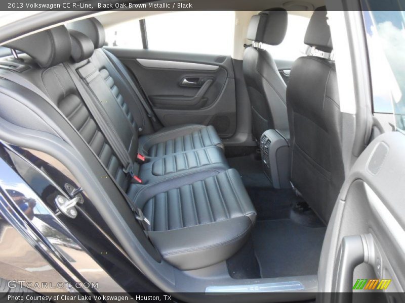 Rear Seat of 2013 CC R-Line