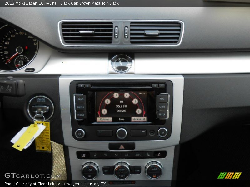 Black Oak Brown Metallic / Black 2013 Volkswagen CC R-Line