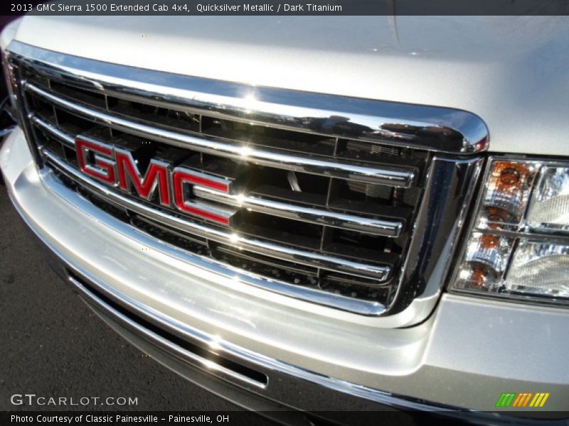 Quicksilver Metallic / Dark Titanium 2013 GMC Sierra 1500 Extended Cab 4x4