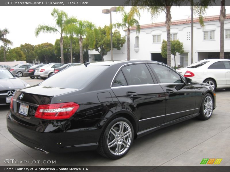Black / Black 2010 Mercedes-Benz E 350 Sedan