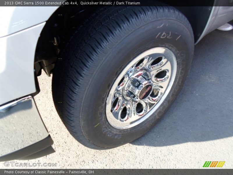 Quicksilver Metallic / Dark Titanium 2013 GMC Sierra 1500 Extended Cab 4x4
