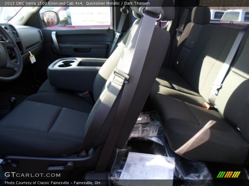 Quicksilver Metallic / Dark Titanium 2013 GMC Sierra 1500 Extended Cab 4x4