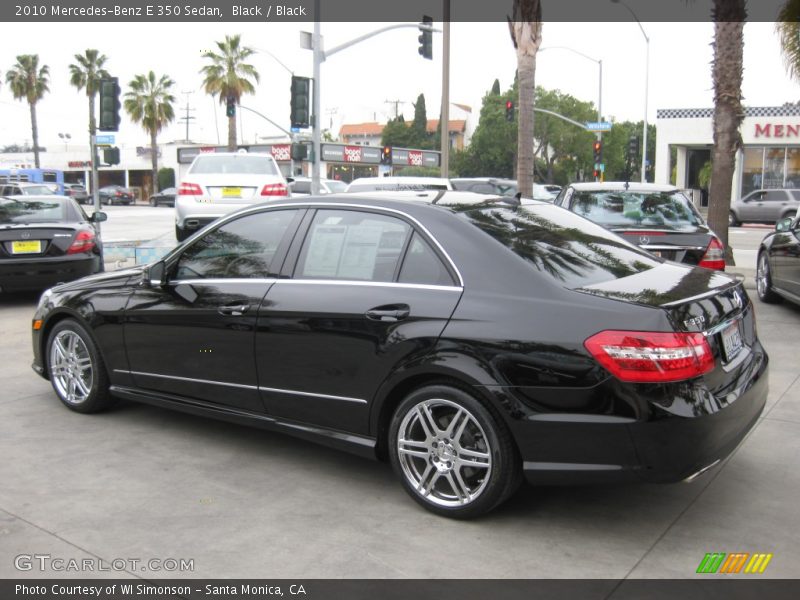 Black / Black 2010 Mercedes-Benz E 350 Sedan