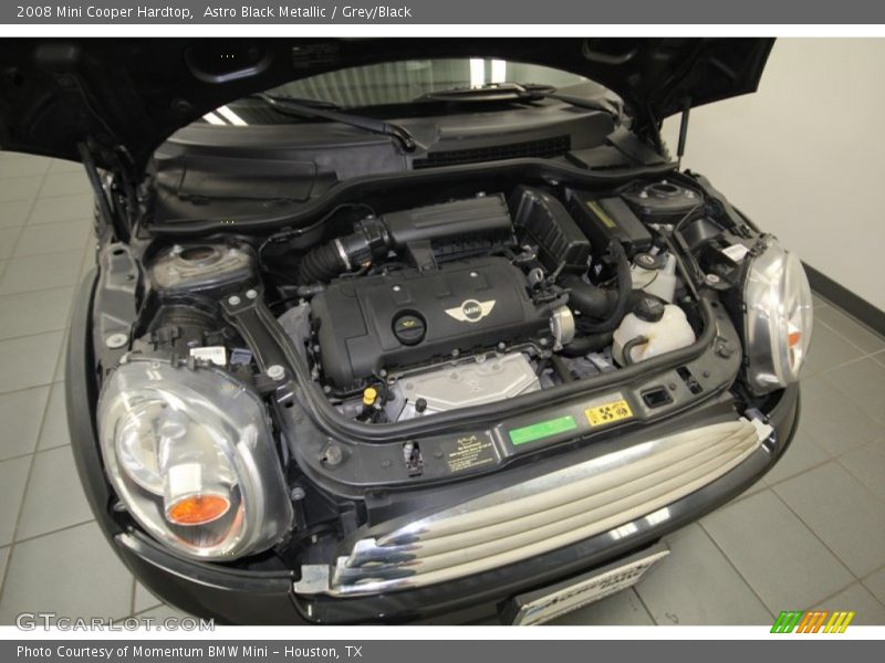 Astro Black Metallic / Grey/Black 2008 Mini Cooper Hardtop