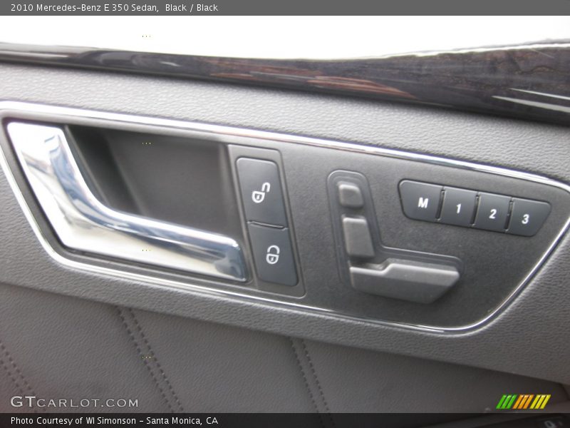 Black / Black 2010 Mercedes-Benz E 350 Sedan