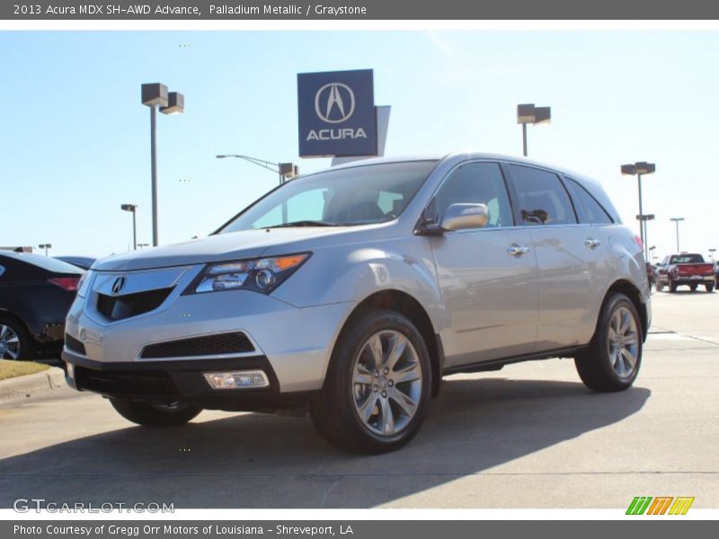 Palladium Metallic / Graystone 2013 Acura MDX SH-AWD Advance