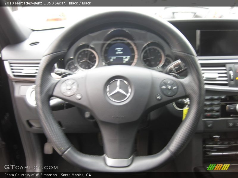 Black / Black 2010 Mercedes-Benz E 350 Sedan