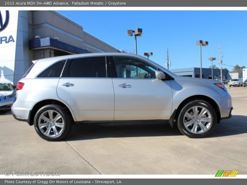 Palladium Metallic / Graystone 2013 Acura MDX SH-AWD Advance