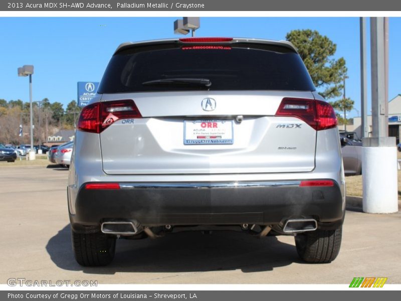 Palladium Metallic / Graystone 2013 Acura MDX SH-AWD Advance