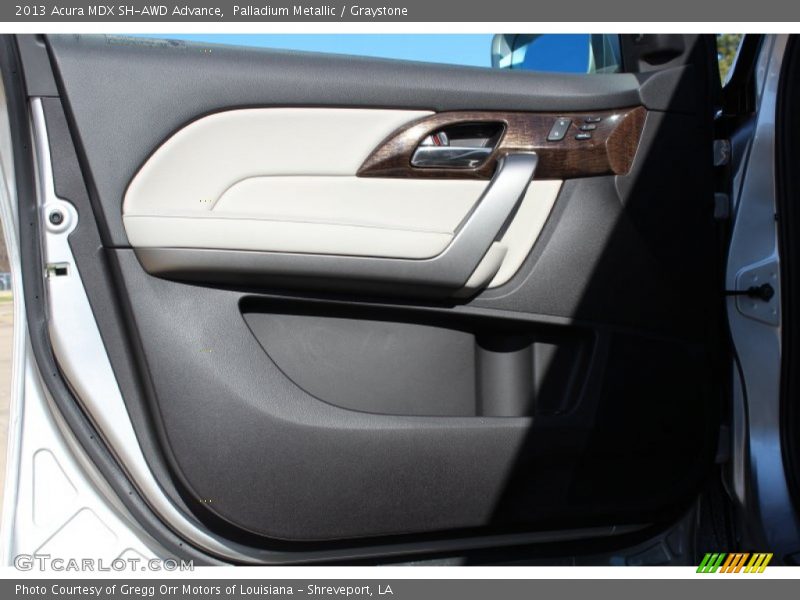 Palladium Metallic / Graystone 2013 Acura MDX SH-AWD Advance