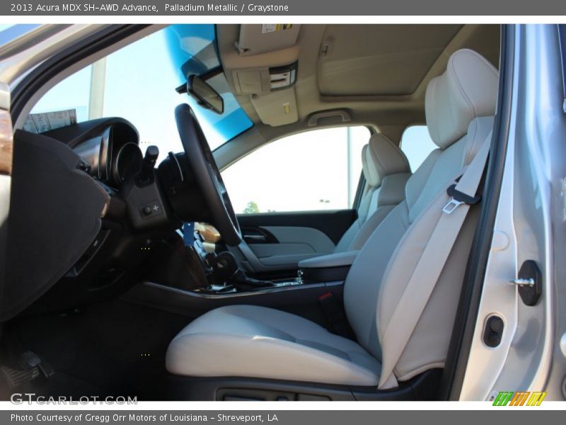 Palladium Metallic / Graystone 2013 Acura MDX SH-AWD Advance