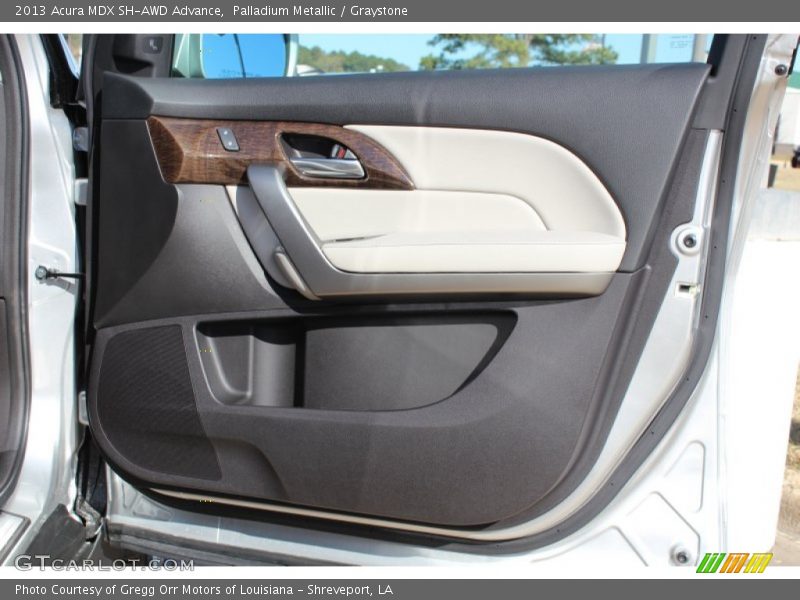 Palladium Metallic / Graystone 2013 Acura MDX SH-AWD Advance