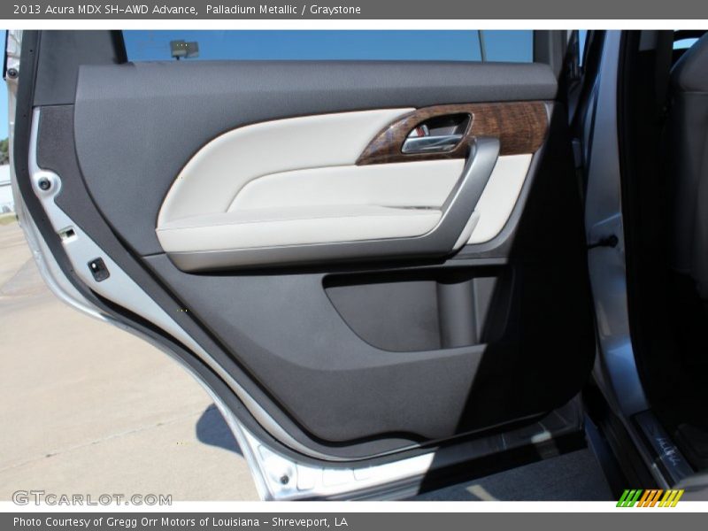 Palladium Metallic / Graystone 2013 Acura MDX SH-AWD Advance
