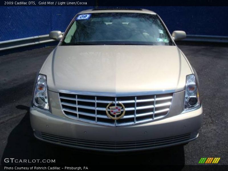 Gold Mist / Light Linen/Cocoa 2009 Cadillac DTS