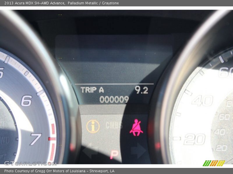 Palladium Metallic / Graystone 2013 Acura MDX SH-AWD Advance