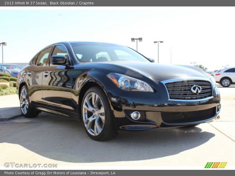 Black Obsidian / Graphite 2013 Infiniti M 37 Sedan