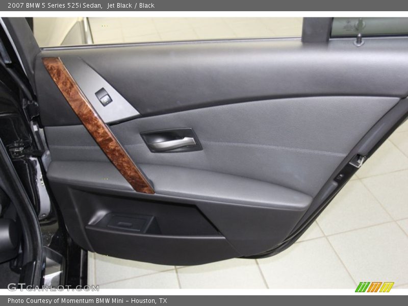 Jet Black / Black 2007 BMW 5 Series 525i Sedan