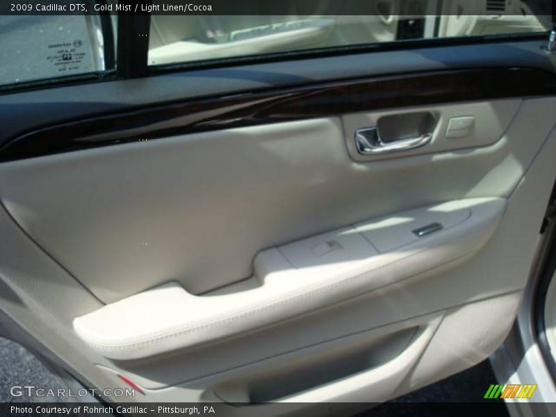 Gold Mist / Light Linen/Cocoa 2009 Cadillac DTS