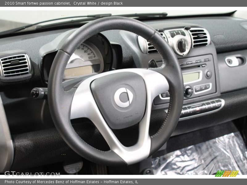 Dashboard of 2010 fortwo passion cabriolet