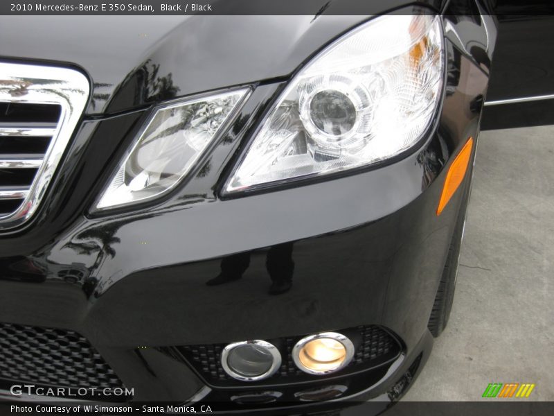 Black / Black 2010 Mercedes-Benz E 350 Sedan