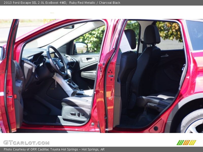 Ruby Red Metallic / Charcoal Black 2013 Ford Escape SEL 2.0L EcoBoost 4WD