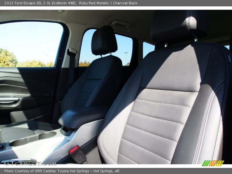 Ruby Red Metallic / Charcoal Black 2013 Ford Escape SEL 2.0L EcoBoost 4WD