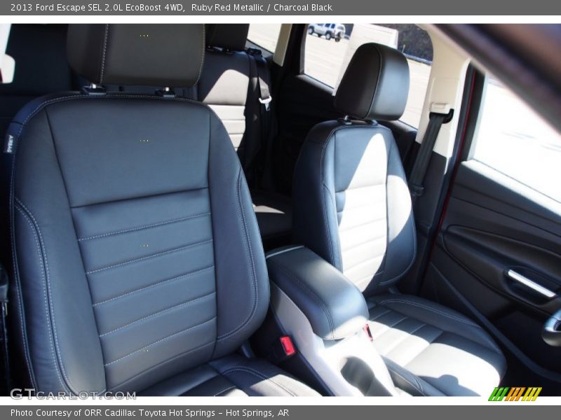 Ruby Red Metallic / Charcoal Black 2013 Ford Escape SEL 2.0L EcoBoost 4WD