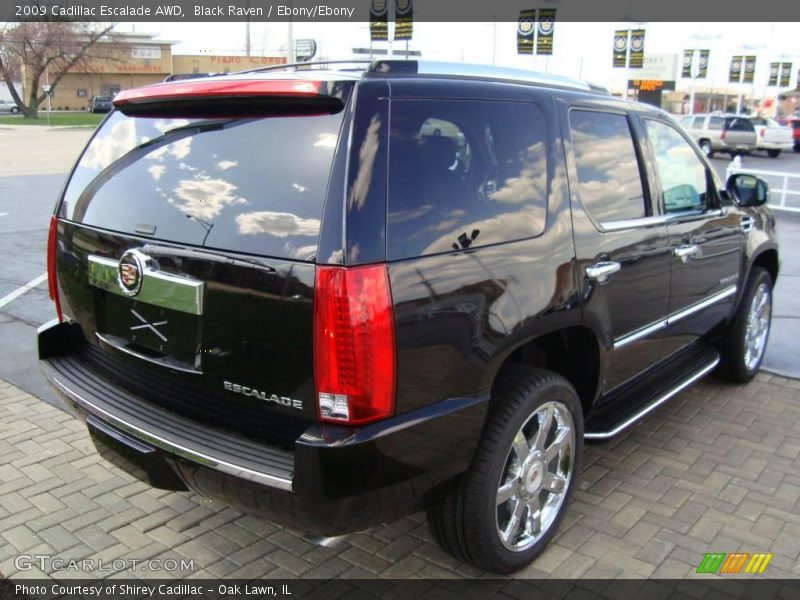 Black Raven / Ebony/Ebony 2009 Cadillac Escalade AWD