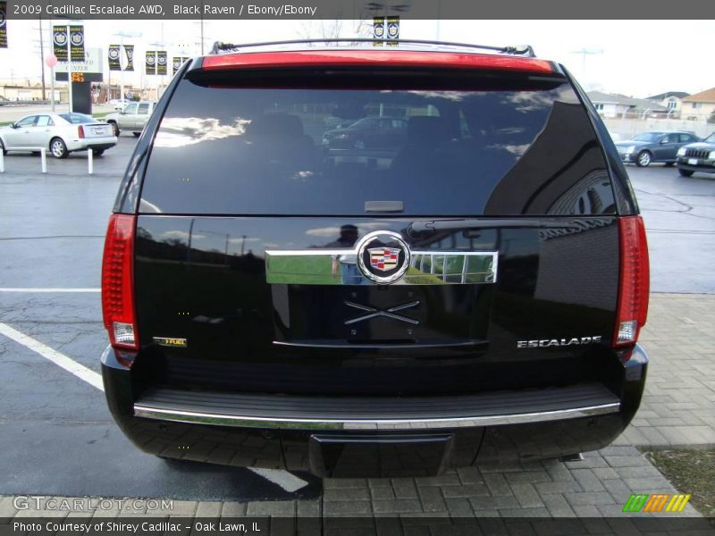 Black Raven / Ebony/Ebony 2009 Cadillac Escalade AWD