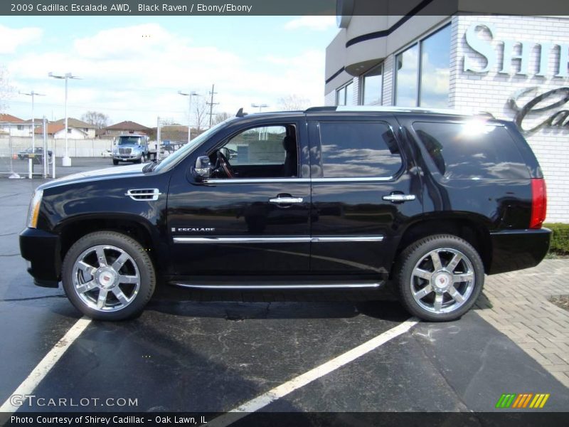 Black Raven / Ebony/Ebony 2009 Cadillac Escalade AWD