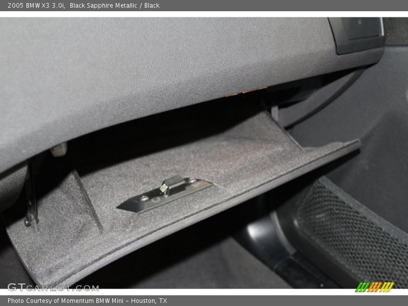 Black Sapphire Metallic / Black 2005 BMW X3 3.0i